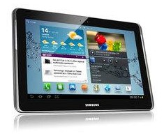   Planšetė Samsung Phone P5100 GALAXY Tab 10.1 2 (Titanium Silver)  - Planšetės (tablets), el. skaitytuvai