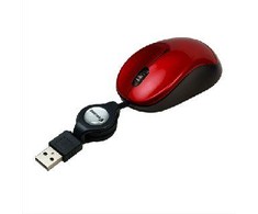   Pelė Vakoss USB Optinė 800dpi Juoda Įtraukiamas 70cm laidas  - Pelės
