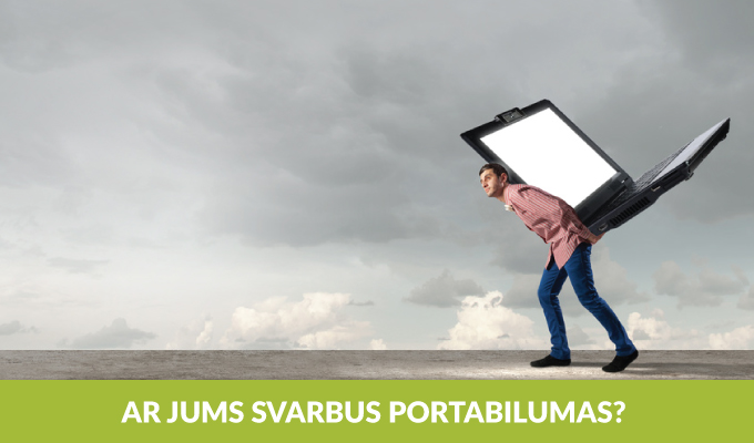 Nešiojamo kompiuterio svoris
