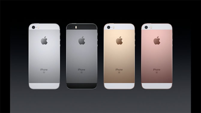 „iPhone SE“_ keturios spalvų versijos