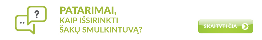 patarimai kaip išsirinkti šakų smulkintuvą