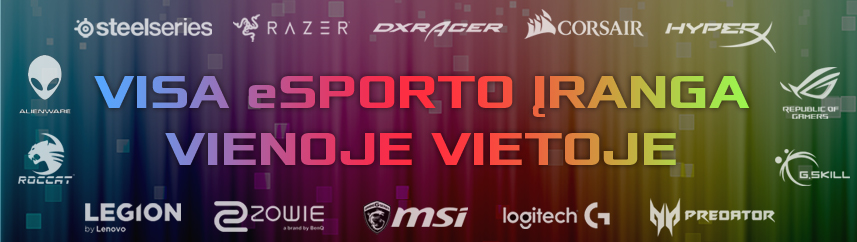 eSporto įranga