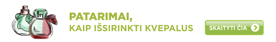 Patarimai kaip issirinkti kvepalus