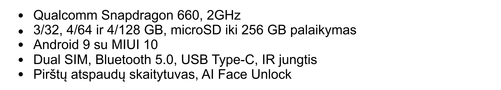 Redmi Note 7 našumas