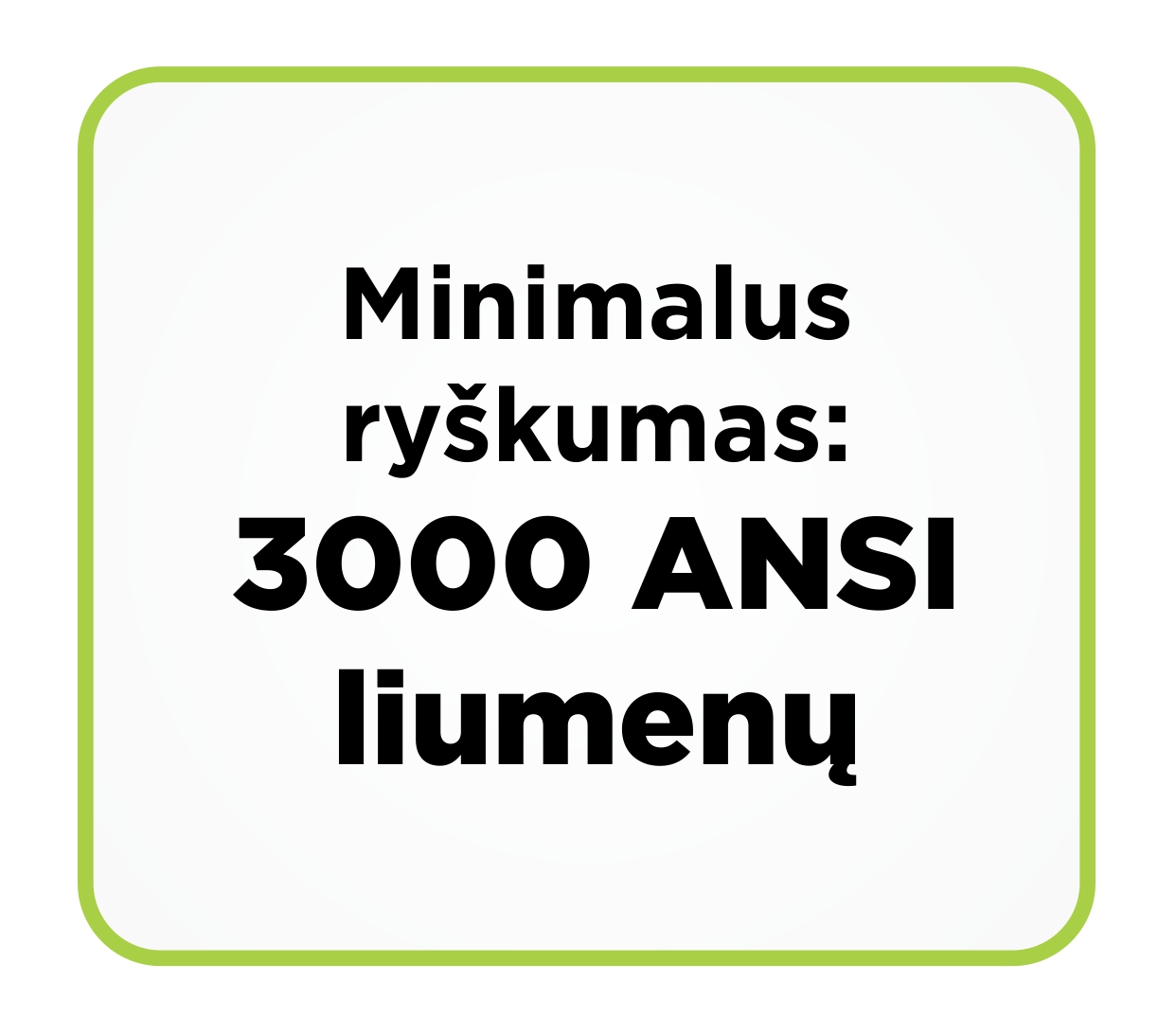 Projektoriaus ryškumas