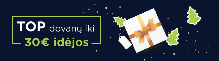 Kalėdinės dovanos iki 30 eur