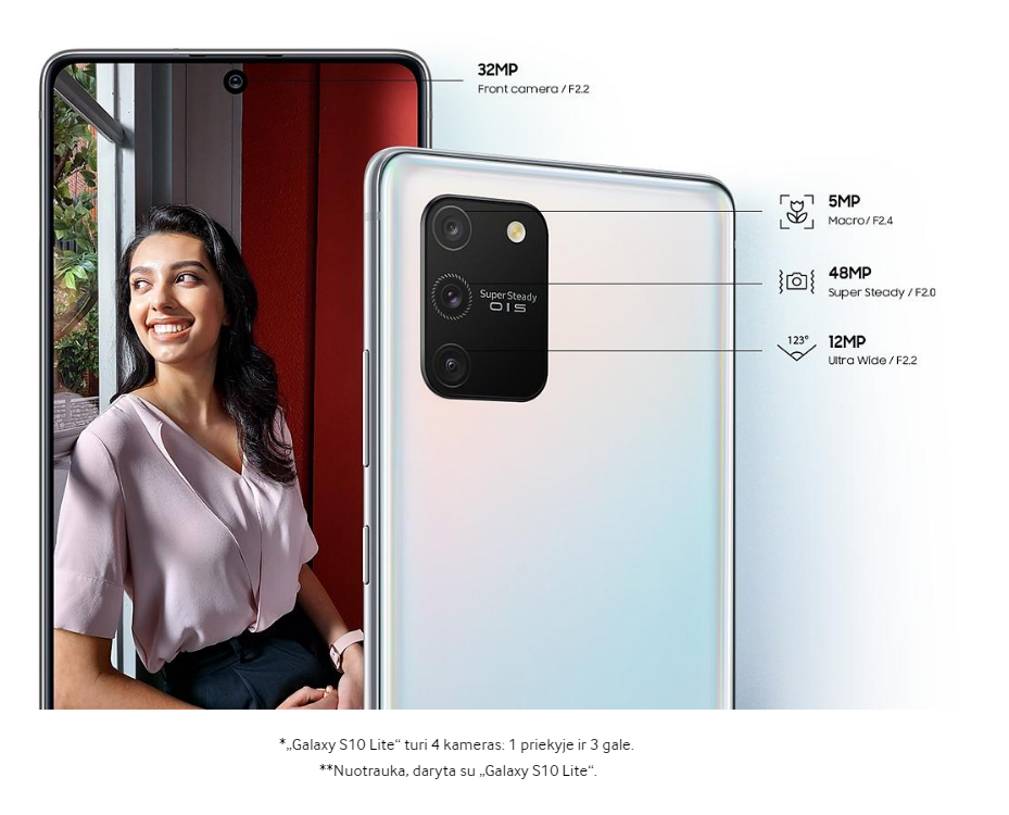 Galaxy S10 Lite kamera