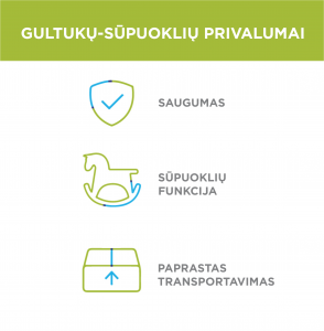 Gultukų privalumai