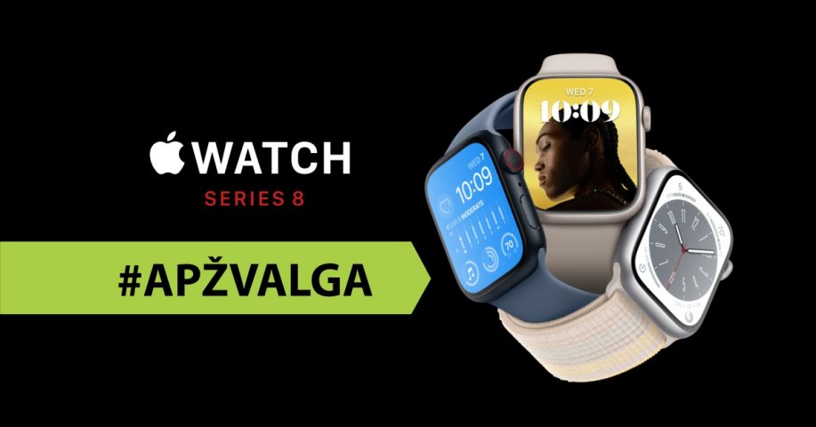 Apple Watch Series 8 apžvalga
