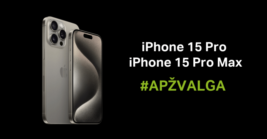 iPhone 15 Pro apžvalga
