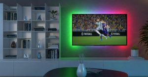 Stadiono atmosfera namuose. Kodėl televizoriai su „Ambilight“ – puikiai tinka futbolui žiūrėti?