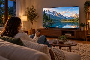 TOP 5 išmanieji televizoriai 2026 m.: kurią sistemą rinktis?