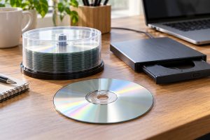 TOP 5 geriausi CD-R diskai 2026 m. muzikai, biurui ir spaudai
