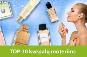 TOP 10 kvepalų moterims, kurie niekada neišeis iš mados