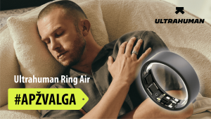 Ultrahuman Ring AIR: technologija ant piršto, kuri netrukdo gyventi. Apžvalga