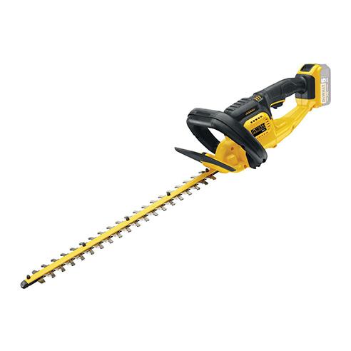 Akumuliatorinės gyvatvorių žirklės DeWALT DCM563PB-XJ