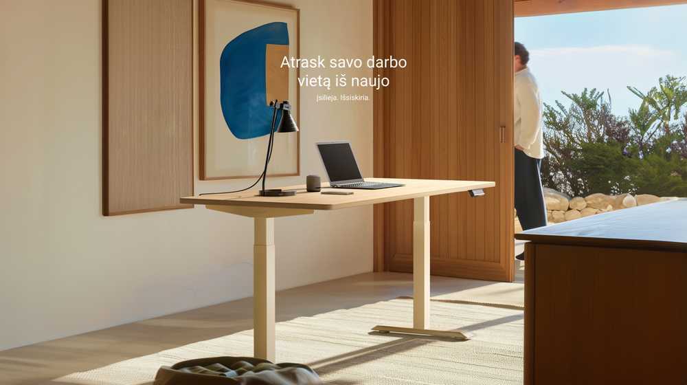 Desktronic HomeOne pkeliamas stalas