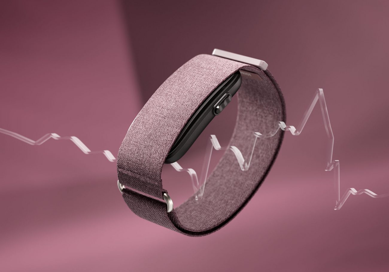 Garmin CIRQA išmanioji apyrankė su rožiniu dirželiu