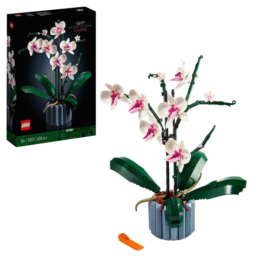 Konstruktorius lego icons orchidėja 10311