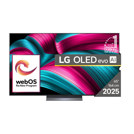 LG OLED65C51LA – išmanus 4K OLED televizorius su Magic Remote funkcija