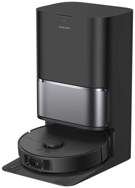 Juodas „Dreame L10s Ultra Gen3“ siurblys robotas