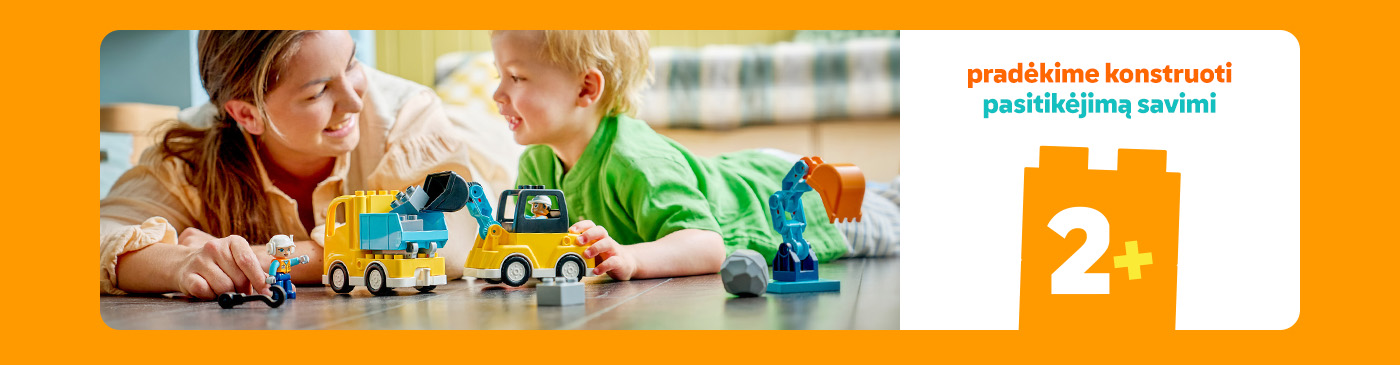 LEGO DUPLO rinkiniai vaikams nuo 2 metu