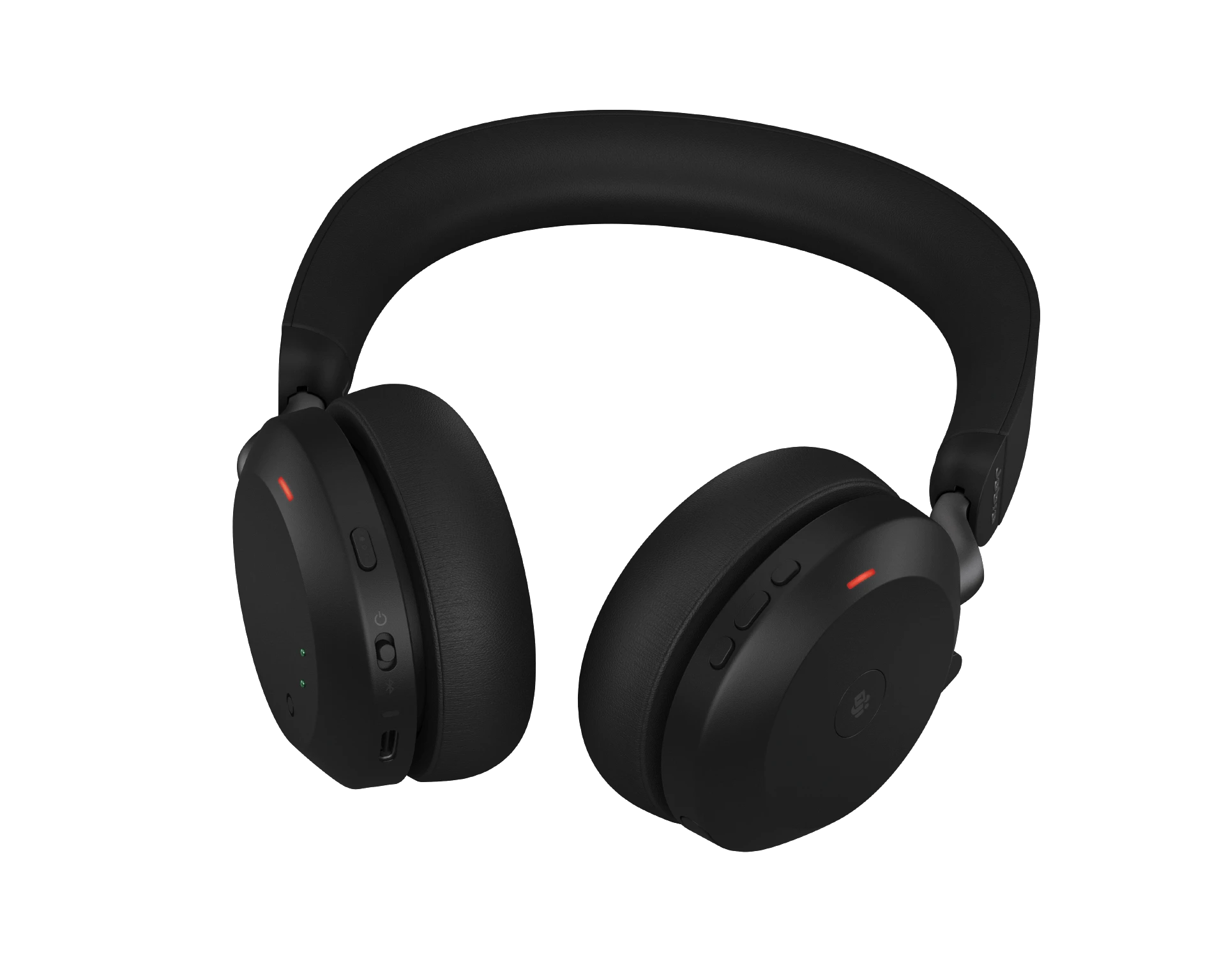 Beilaidės ausinės Jabra Evolve2 75, USB-A, Bluetooth, MS-Teams | spalva: juoda aprašymas - Prekės nuotrauka
