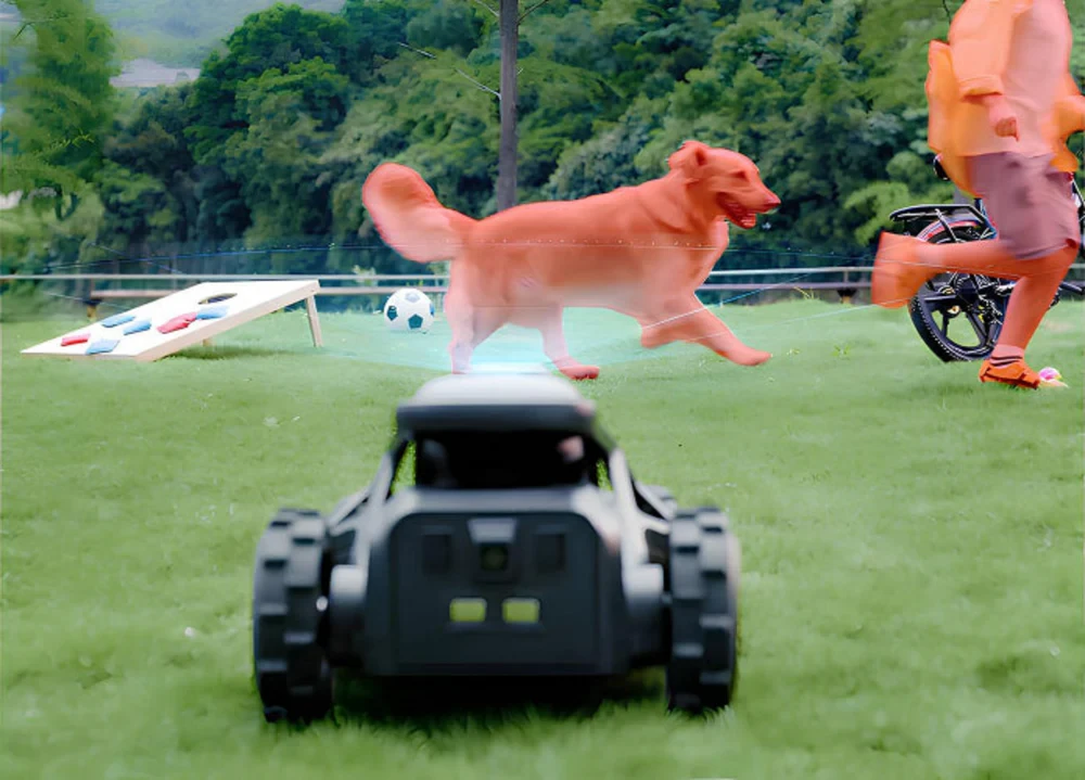 Airseekers belaidis vejos robotas su mulčiavimo funkcija Tron SE 1500m2, 300° AI Vision + NRTK aprašymas - Prekės nuotrauka