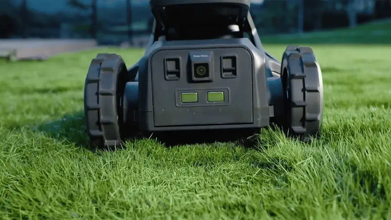 Airseekers belaidis vejos robotas su mulčiavimo funkcija Tron SE 1500m2, 300° AI Vision + NRTK aprašymas - Prekės nuotrauka