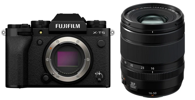 Sisteminis fotoaparatas FUJIFILM X-T5/XF16-50mmF2.8-4.8 R LM WR, Juodas aprašymas - Prekės nuotrauka