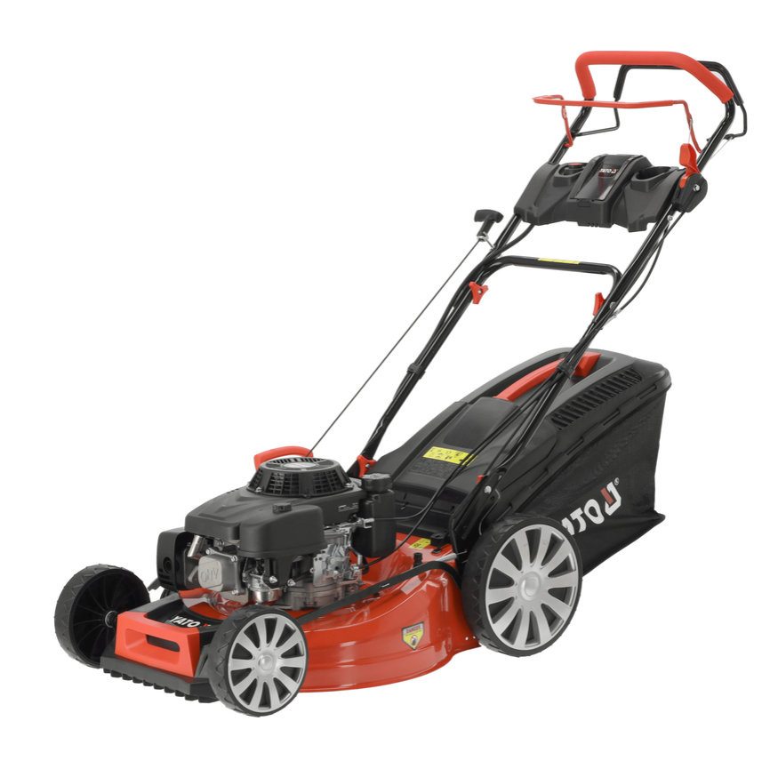 Benzininė savaeigė vejapjovė Yato YT-85533, 53 cm pjovimo plotis, 224 cm³ variklis aprašymas - Prekės nuotrauka