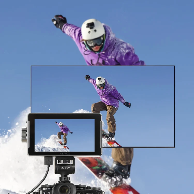 Viltrox DC-550 Pro Kameros monitorius, 5.5 col. aprašymas - Prekės nuotrauka