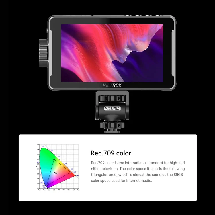 Viltrox DC-550 Pro Kameros monitorius, 5.5 col. aprašymas - Prekės nuotrauka