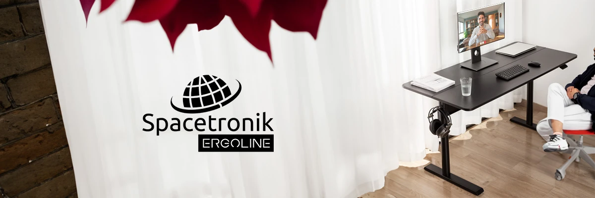 Spacetronik Moris 101BB 80x50 cm reguliuojamo aukščio stalas aprašymas - Prekės nuotrauka