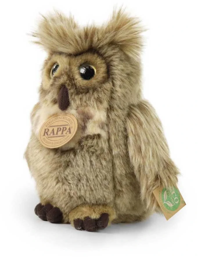 Rappa Eco-Friendly Pliušinis žaislas - didysis apuokas, 17 cm aprašymas - Prekės nuotrauka