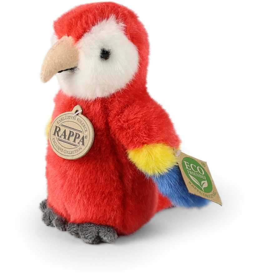 Rappa Eco-Friendly Pliušinis žaislas - raudonoji ara, 16 cm aprašymas - Prekės nuotrauka