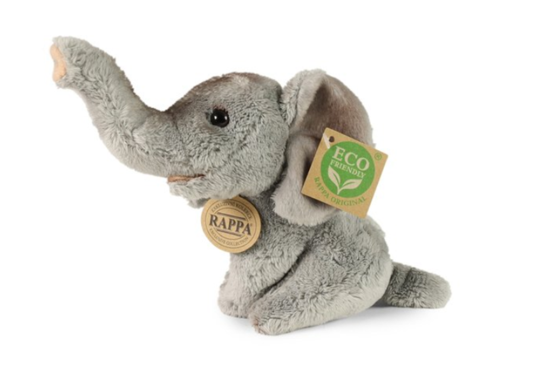 Rappa Eco-Friendly Pliušinis žaislas - dramblys, 15 cm aprašymas - Prekės nuotrauka