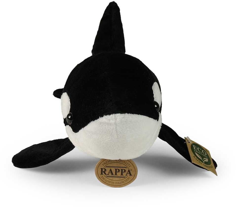 Rappa Eco-Friendly Pliušinis žaislas - orka, 38 cm aprašymas - Prekės nuotrauka