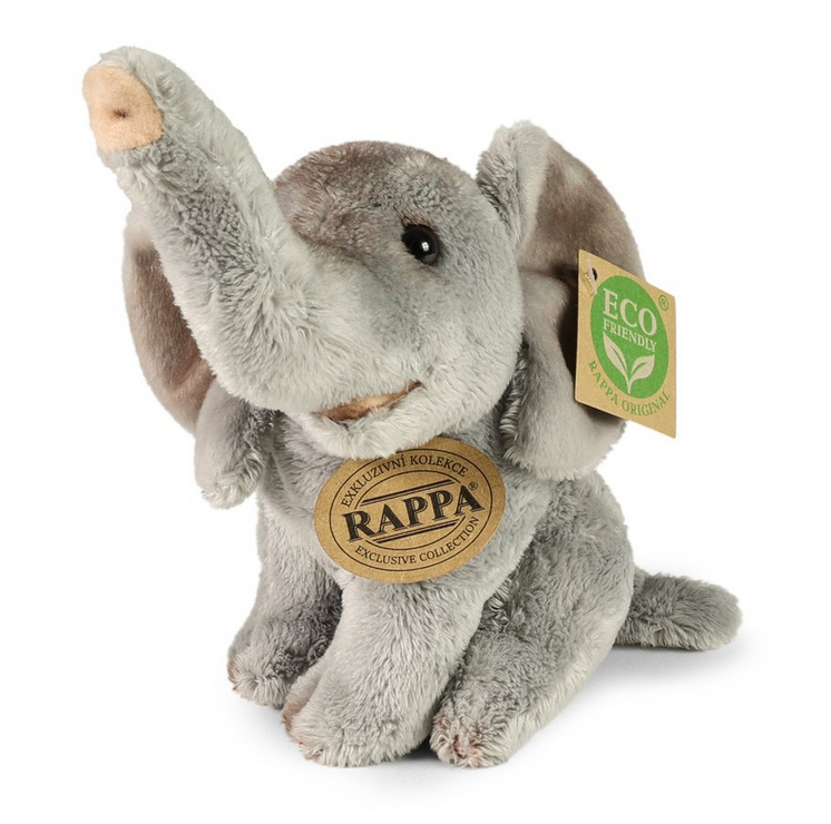 Rappa Eco-Friendly Pliušinis žaislas - dramblys, 15 cm aprašymas - Prekės nuotrauka