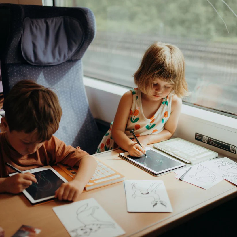 KIDYWOLF Piešimo planšetė KIDYDRAW-MINI, Galaxy aprašymas - Prekės nuotrauka