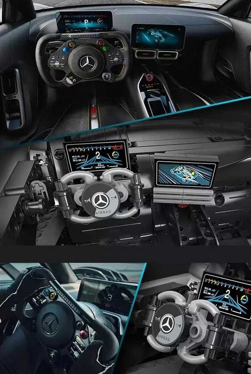 Konstruktorius CaDA Mercedes-AMG ONE C298 1/8 (3295 dalių) aprašymas - Prekės nuotrauka