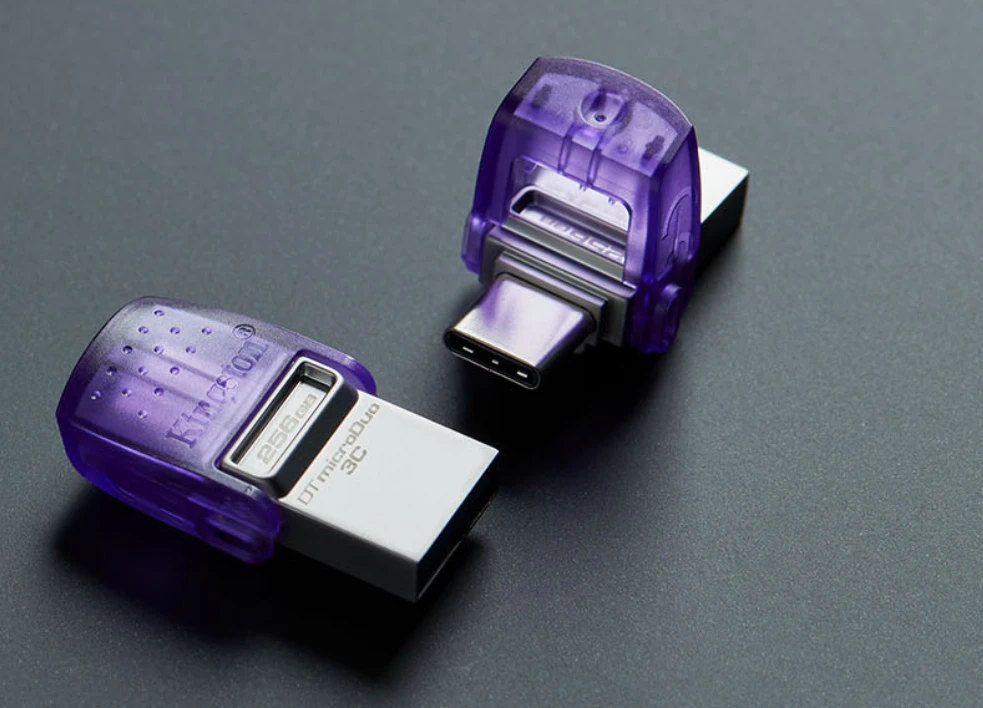 USB laikmena Kingston DataTraveler microDuo 3C, 256 GB, USB Type-A / USB Type-C aprašymas - Prekės nuotrauka