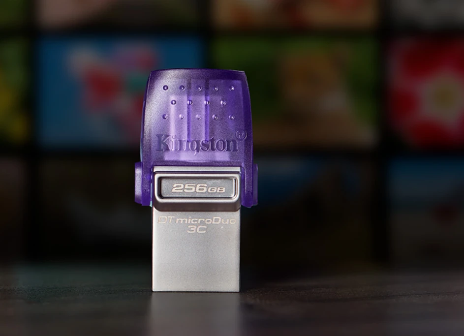 USB laikmena Kingston DataTraveler microDuo 3C, 256 GB, USB Type-A / USB Type-C aprašymas - Prekės nuotrauka