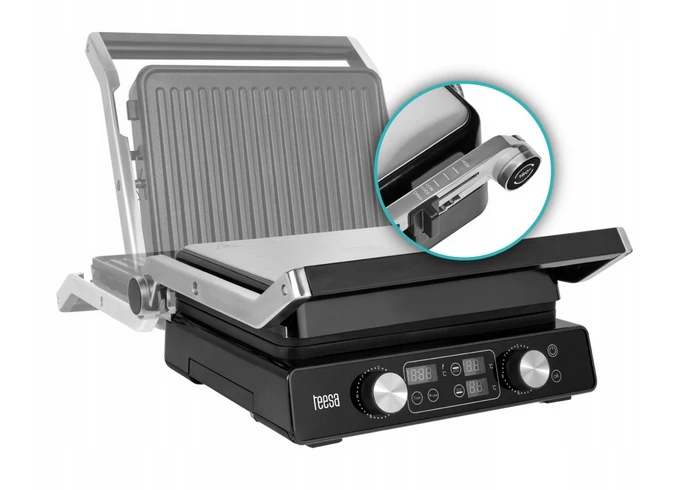 Elektrinis grilis Teesa Panini Grill, 2000 W, 3 kepimo režimai aprašymas - Prekės nuotrauka