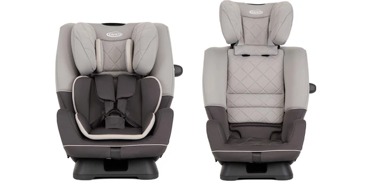 Automobilinė kėdutė Graco Slimfit R129, 0–36 kg | pilkos/rudos spalvos aprašymas - Prekės nuotrauka