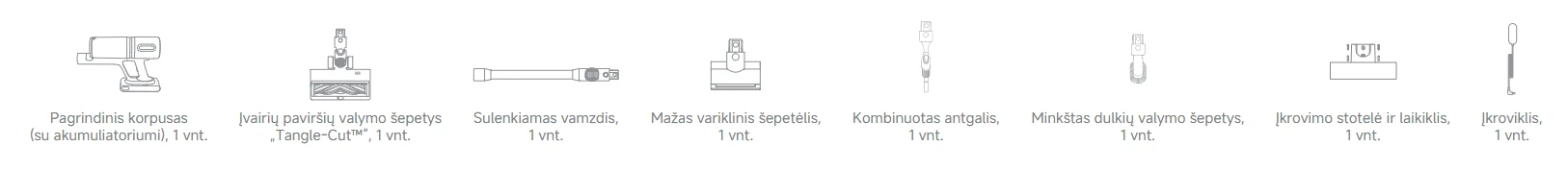Dulkių siurblys Dreame Z30 Slim aprašymas - Prekės nuotrauka