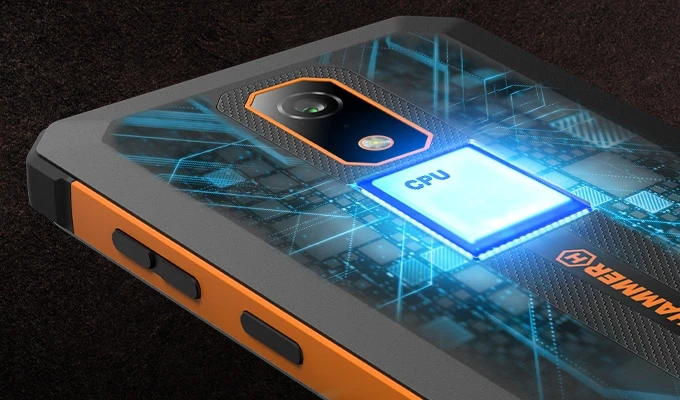 Išmanusis telefonas MyPhone Hammer Iron Va, 4G, 6/64GB, oranžinis aprašymas - Prekės nuotrauka