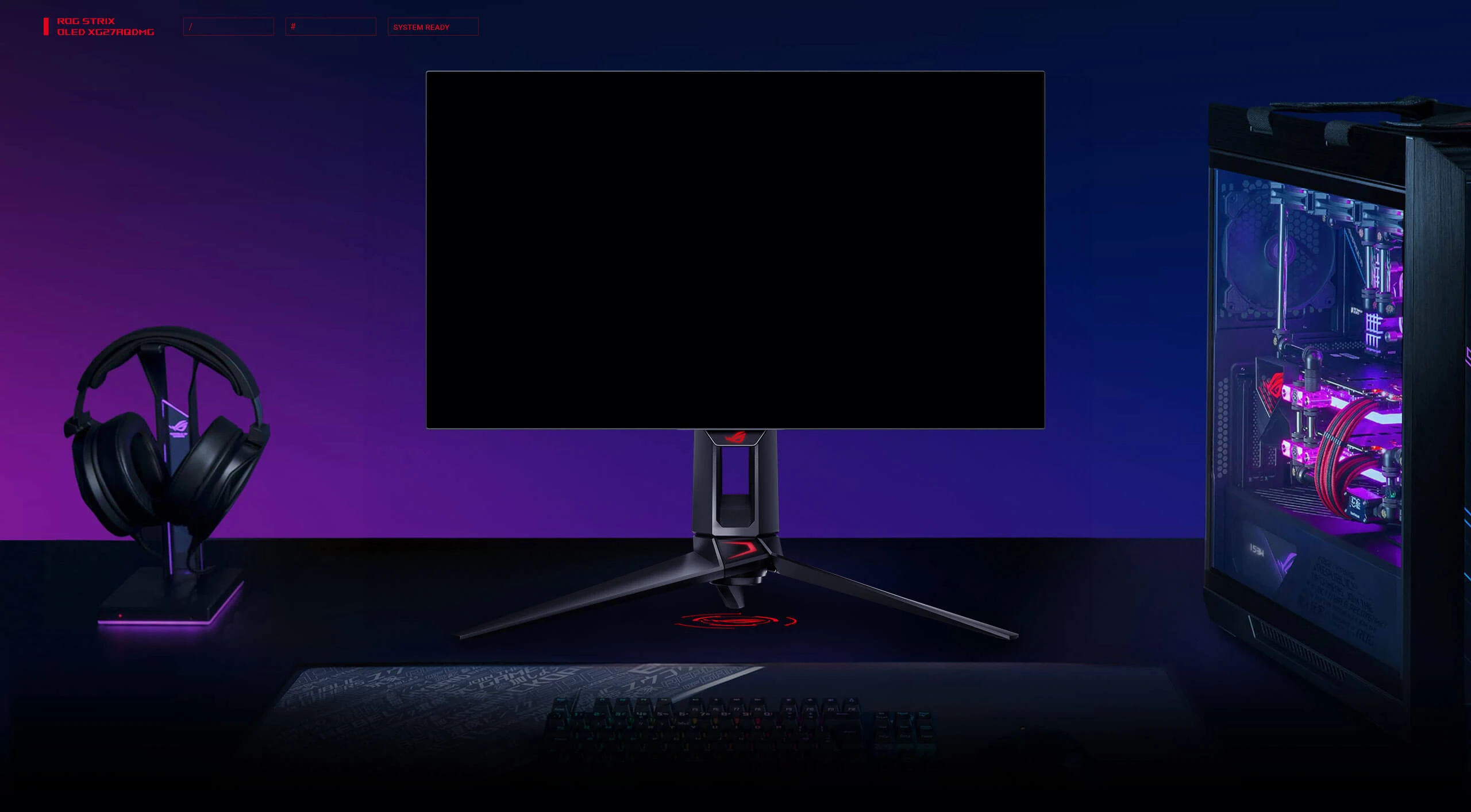 Monitorius Asus ROG Swift OLED PG27AQDP | 26.5 | 16:9 | 2560x1440 | 480Hz (90LM0A20-B01A70) aprašymas - Prekės nuotrauka