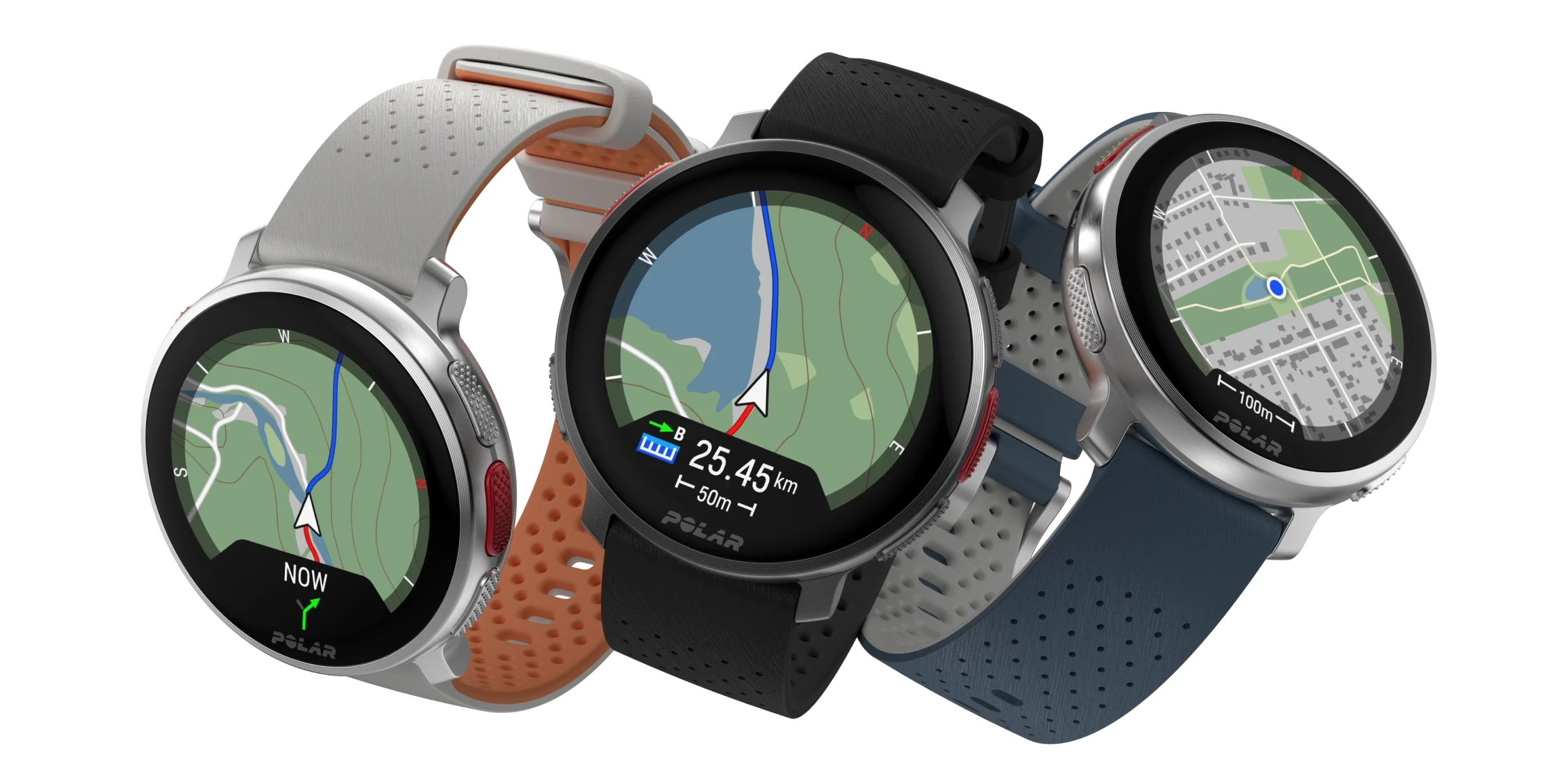 Išmanusis laikrodis Polar Vantage V3 S/L. Sidabrinės spalvos korpusas su pilkos spalvos dirželiu aprašymas - Prekės nuotrauka