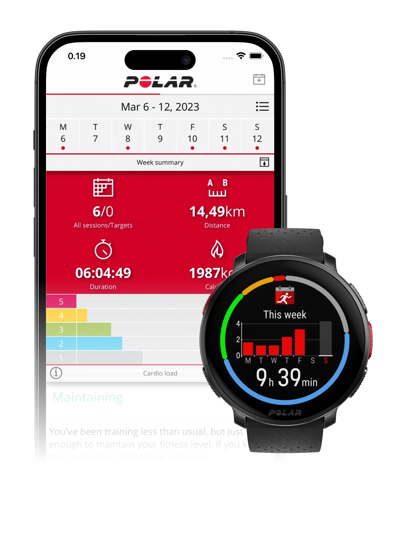 Išmanusis laikrodis Polar Vantage V3 S/L. Sidabrinės spalvos korpusas su pilkos spalvos dirželiu aprašymas - Prekės nuotrauka